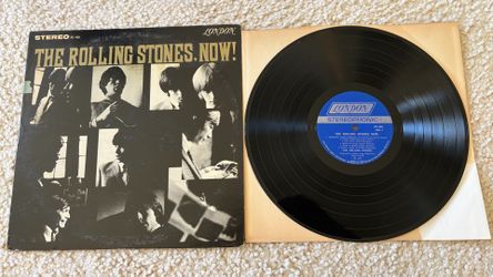 Rolling Stones “The Rolling Stones, Now!” Vinyl Lp 1972 London Records Monarch Press Beautiful Glossy Vinyl Rock.