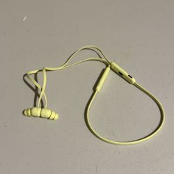 Yellow Beats Flex Bluetooth Wireless Earphones 