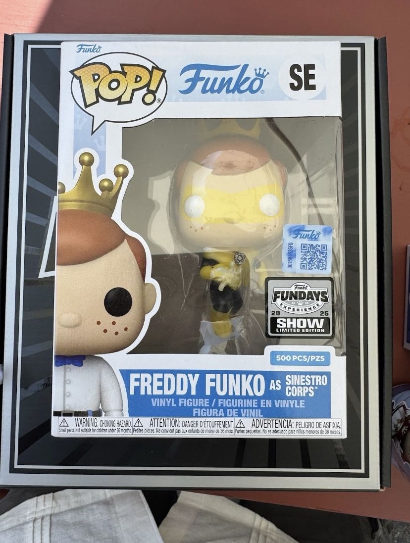 Funko Pop Fundays 2025: Freddy As Sinestro Corps LE 500 Quest For The Grail
