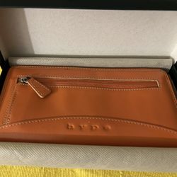HYPE Leather Wallet Coral Salmon