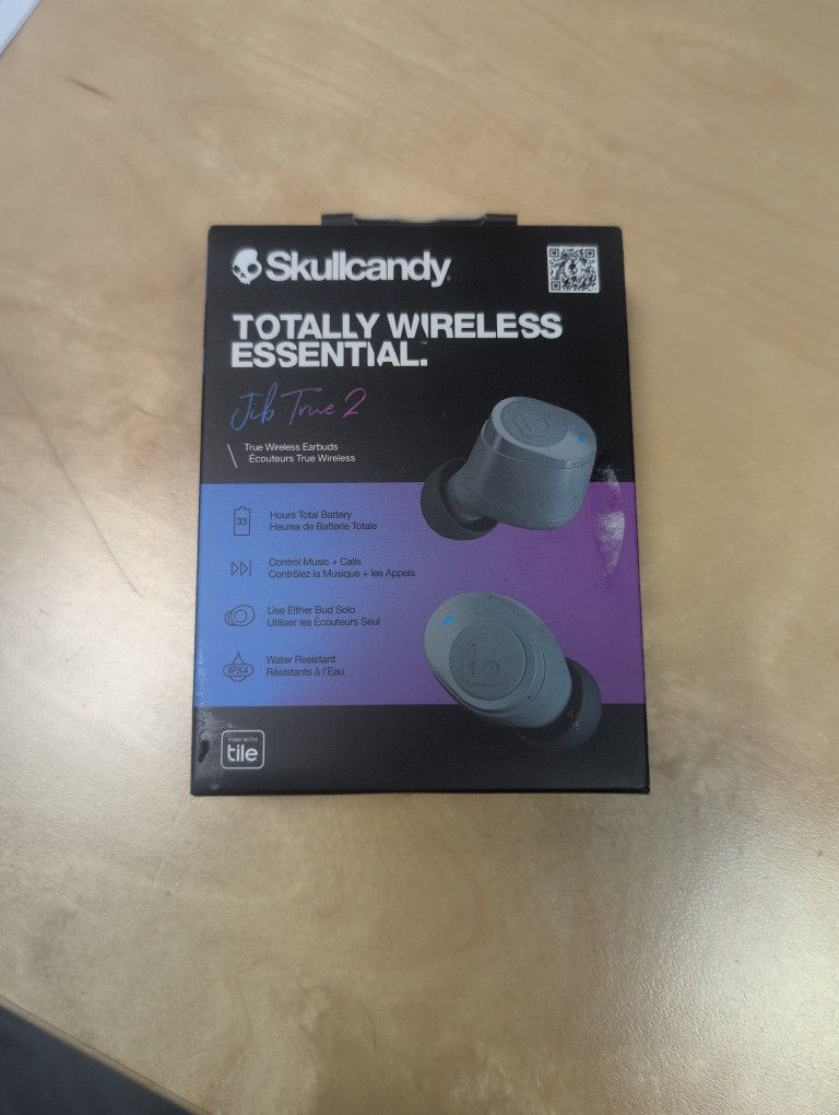 Skullcandy Jib True 2 Wireless Earbuds, Bluetooth Headphones, True Black