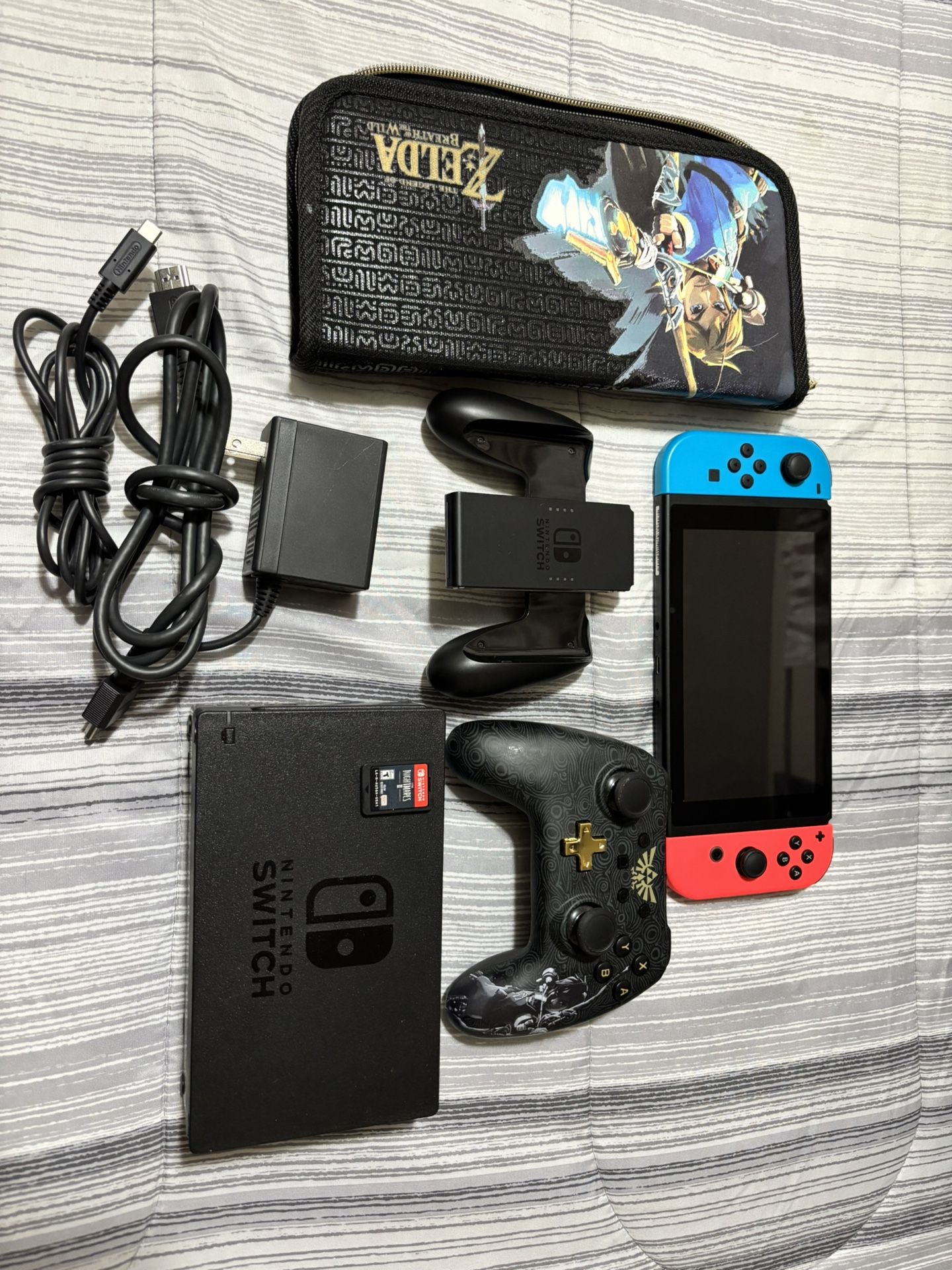 Like New Nintendo Switch V2 Bundle
