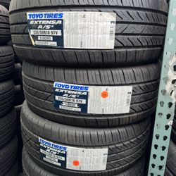 New Toyo 235/50R18 Extensa A/SII Tires
