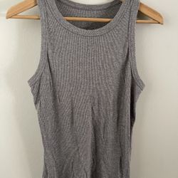 Grey Women's Tank Top, Size L