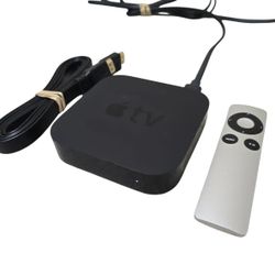 Apple TV Black 3rd Gen With Remote A1469 | Tested