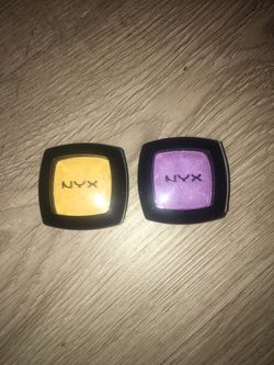 NYX eyeshadows 2 colors