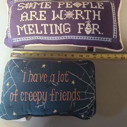 Small accent pillows