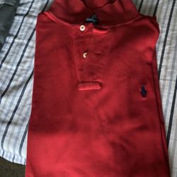 Polo Ralph Lauren RL Red Mens Medium M Shirt