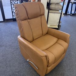 Top grain leather recliner park model size