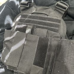 Adjustable Weighted Vest w/ Plates (Full Set, Front/Back + Sides)