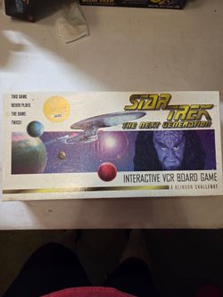 1993 Star Trek TNG Interactive VCR Board Game