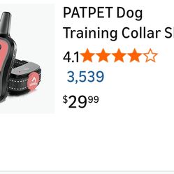 Patpet training collar
