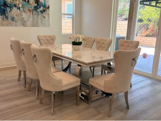 MOVING SALE CORONA DINNER TABLE WITH CHAIR COMBO