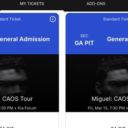 Miguel with Jean Dawson Friday March 13