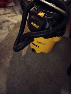 Shop vac and ladder