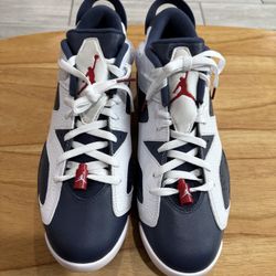 Nike Air Jordan Retro 6 G Golf Shoes Olympic Navy White DV1376-101 Mens Size 11