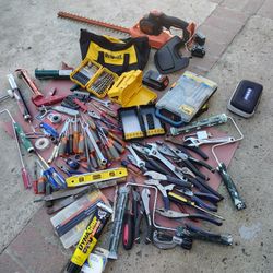 Bunch Of Tools With A Tool Box