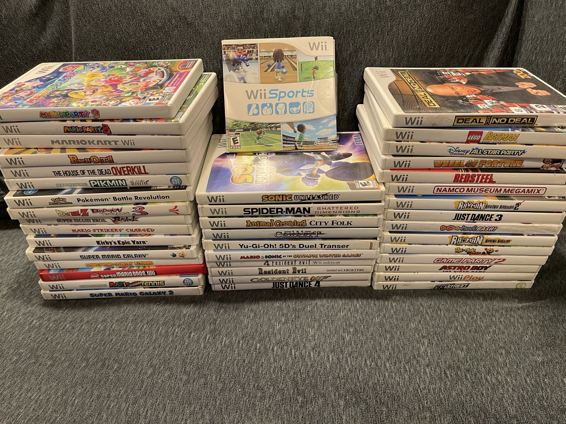 Nintendo Wii Games (Prices In Pictures)
