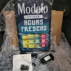 NEW Modelo Spiked Aguas Frescas Light Up Sign