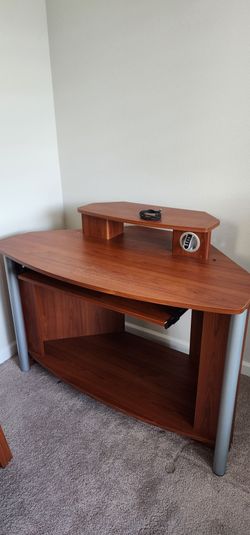 Desk with attachments