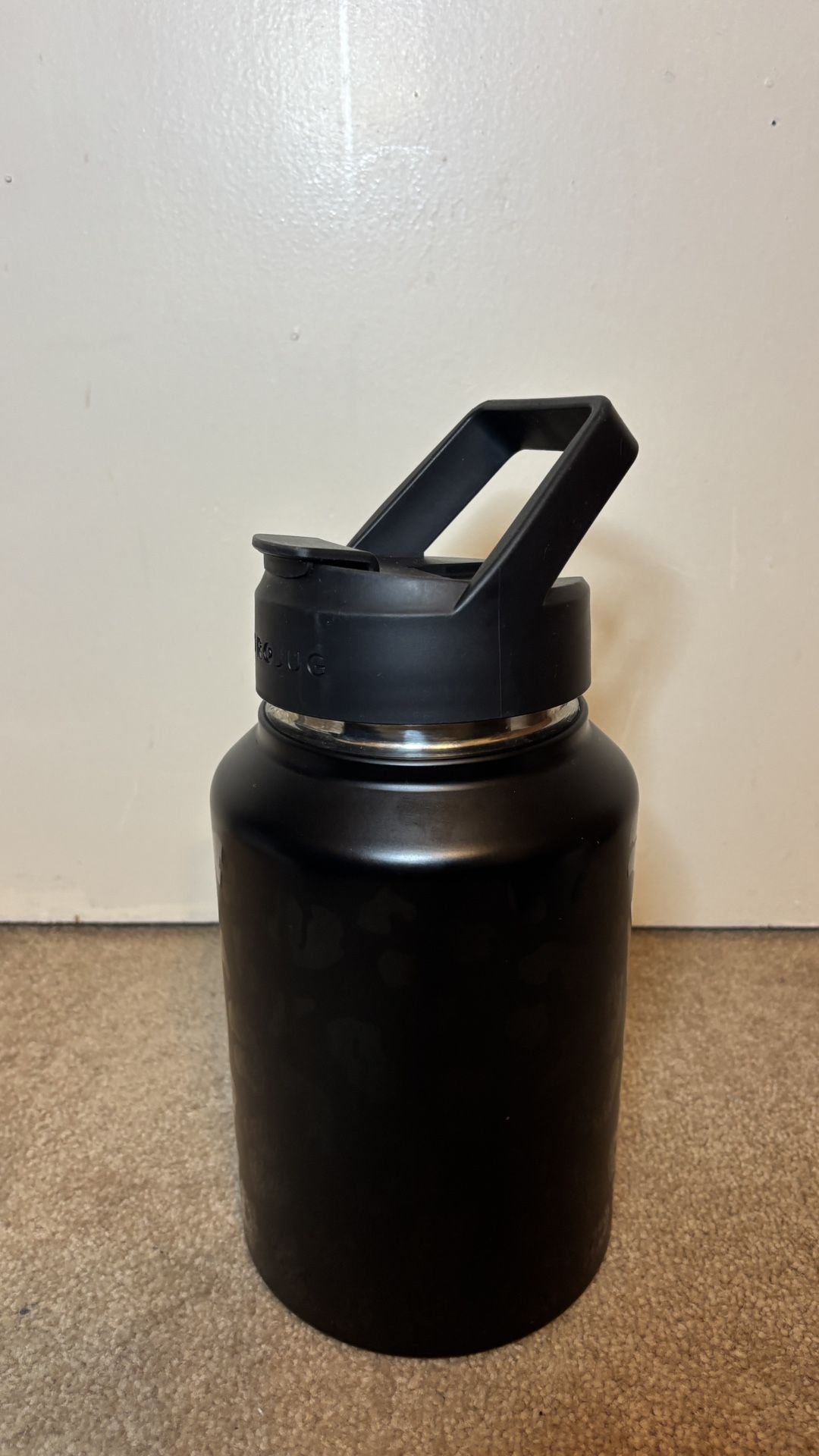 HydroJug 64oz Camo Black Insulated Stainless Steel Bottle - Used