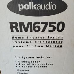 Polk Audio RM6750 5.1 Home Theater Surround System 