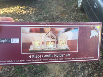 Candle holder set