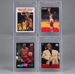 Michael Jordan Basketball Card Lot of 4