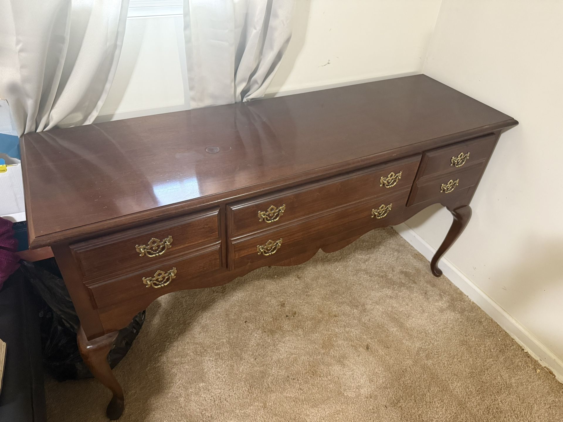 Wood Console Table