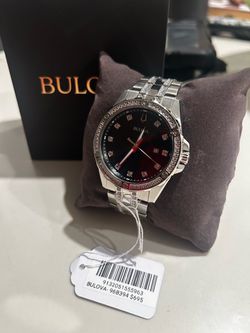 Bulova 96B394 Crystal-Set Men's Watch