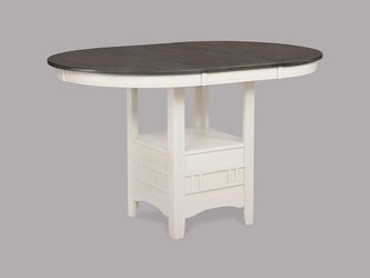 Hartwell Chalk Gray Counter Height Table