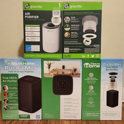 NEW True HEPA Air Purifier – Brand New – Starting at $15 – Large Room Units Available