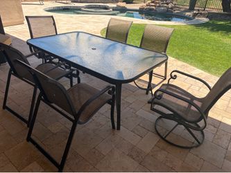 Patio table and chairs