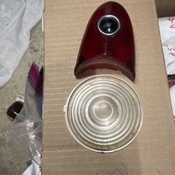 1954 Plymouth Blue Dot Tail Lens And Buck- Light Lens