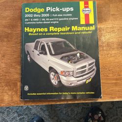 2002-2005 Dodge Pickup Repair Manual 