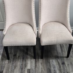 2  decorative chairs