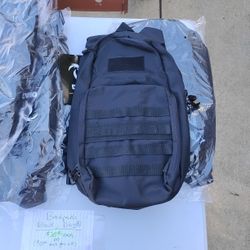 Backpack, 18 In X 11 In, Military Tactical Style
