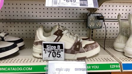 Louis Vuitton trainer sneakers size 8 authenticated by Entrupy