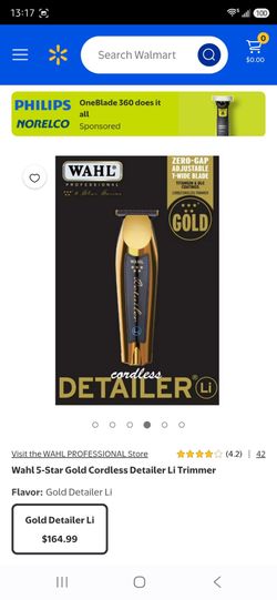 Wahl 5-Star Gold Cordless Detailer Li Trimmer - Brand New Sealed