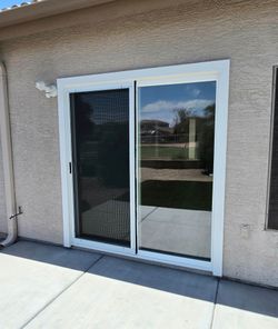Brand new patio sliding glass doors With Heavy-duty sliding screen