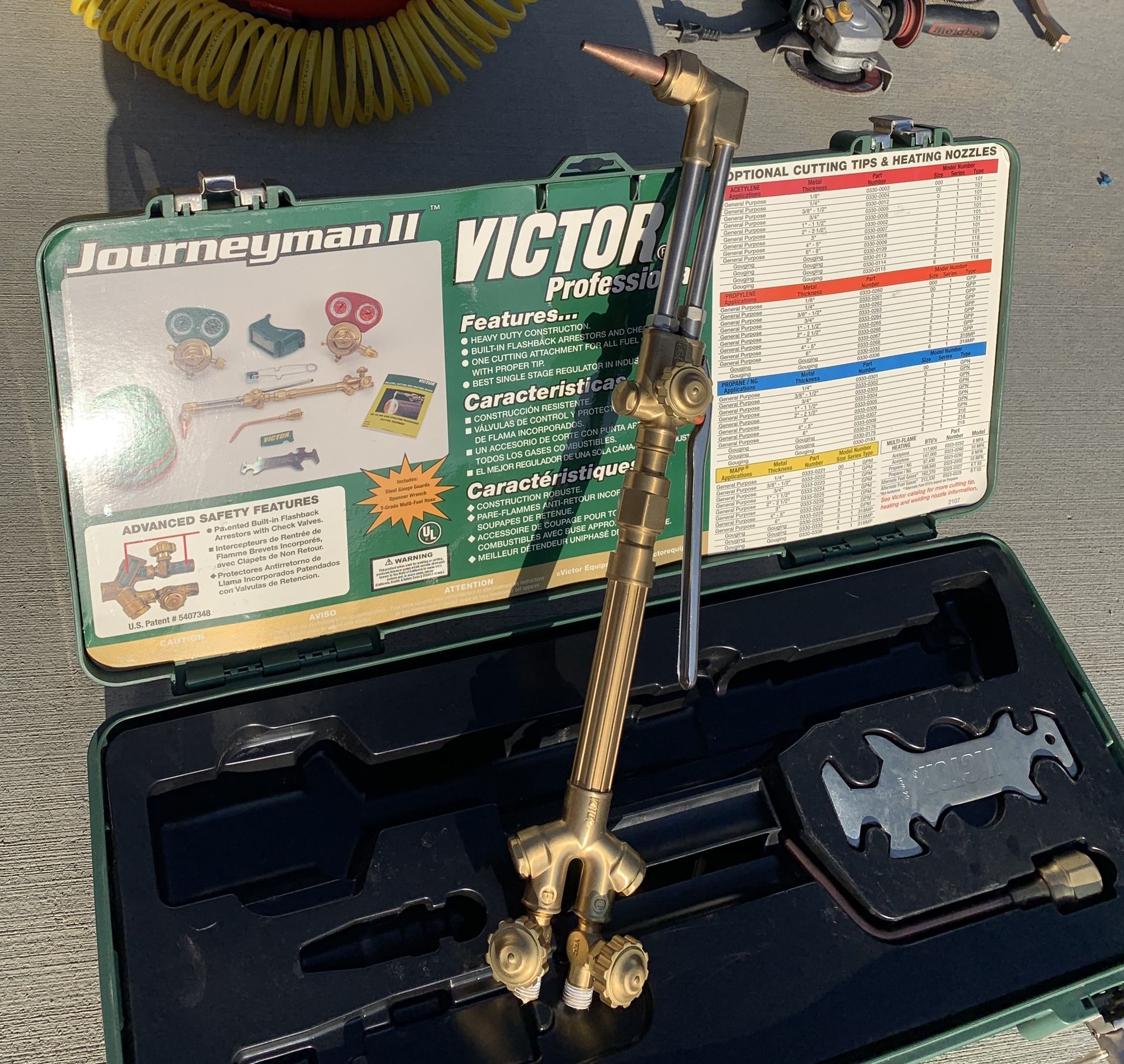 Victor Journeyman II Professional Cutting Torch Kit . for Sale in
