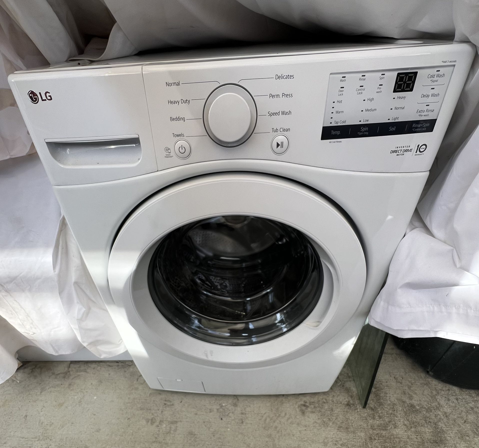 LG Washer White