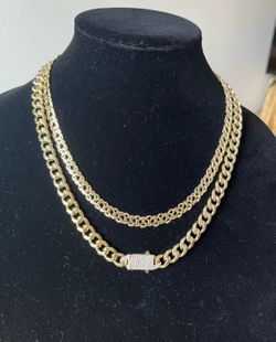 NEW Stainless Steel Plated in 18K Chains