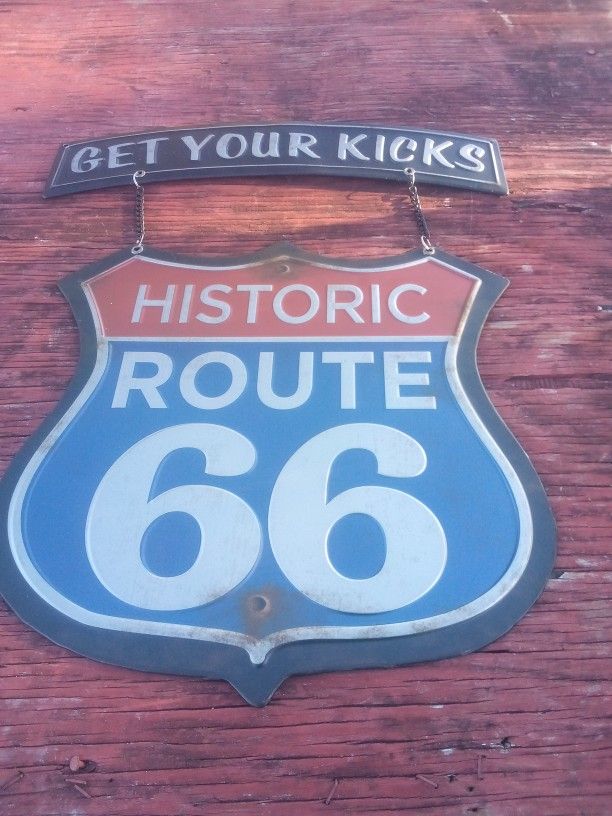 Route 66 Metal Sign or Corona Premier Metal Sign,