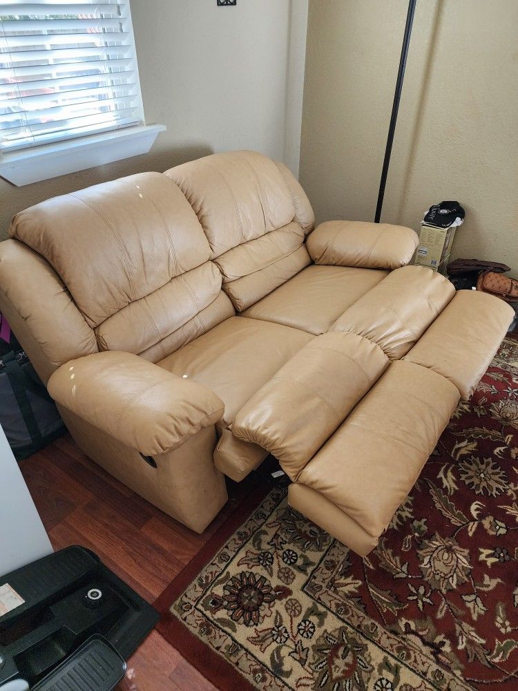 Double reclining sofa for sale.