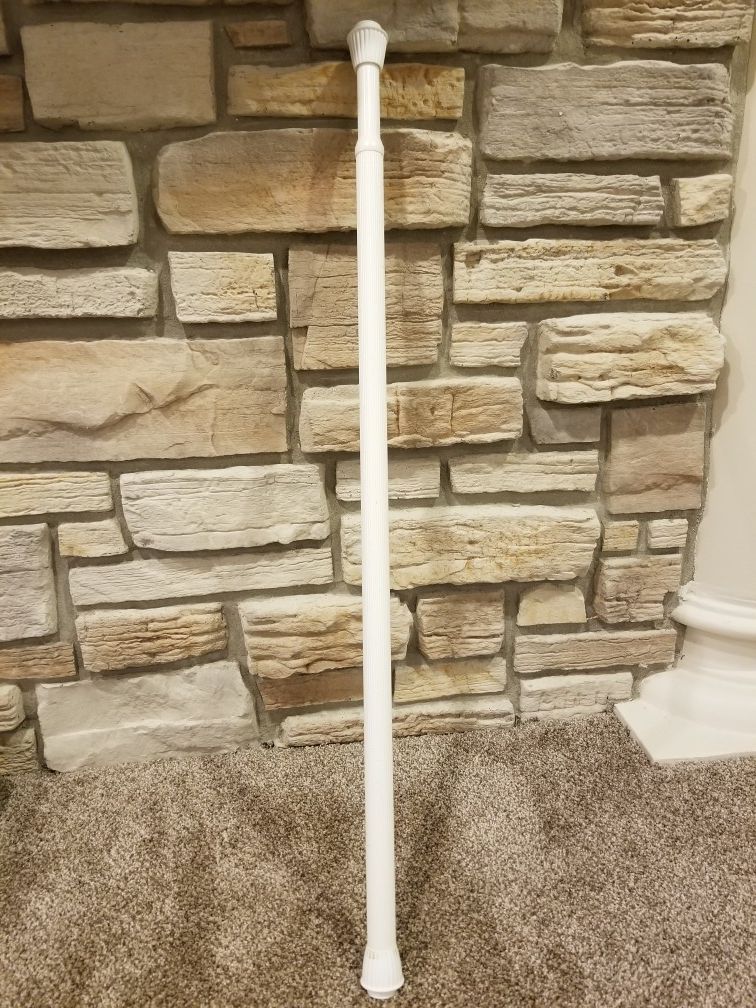 Expandable Bathroom Shower Curtain Tension Spring Rod