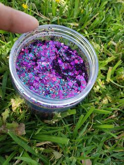 Chunky glitter