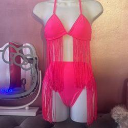 Pink Selena Bikini Bathing Suite 