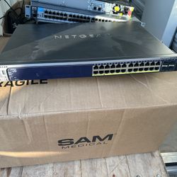 Netgear Prosafe 24 Port PoE Switch 