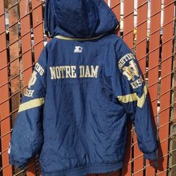 Starter 1990's Notre Dame Fighting Irish Jacket (Size L)